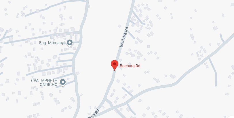 Map location of Olive Toughie Kenya